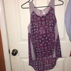 Cute purple tank!